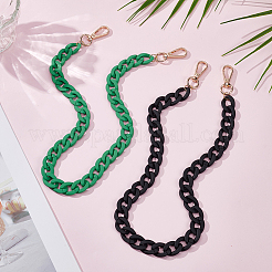 2Pcs Acrlic Curb Chain Bag Extender Chains&nbsp;HJEW-DR00279