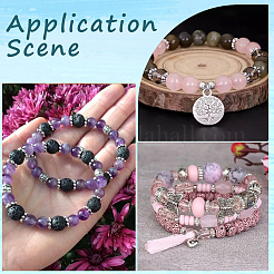 400Pcs 10 Style Tibetan Style Alloy Beads Flower Set&nbsp;FIND-SP0002-17
