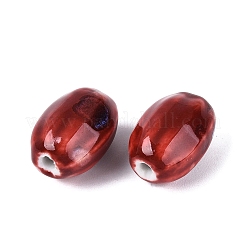 Vintage Handmade Porcelain Beads&nbsp;PORC-Q006-10E