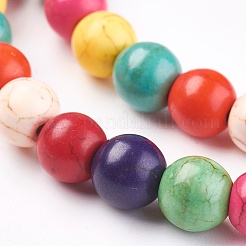 Synthetic Turquoise Beads Strands&nbsp;TURQ-G106-4mm-02P