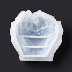 DIY 3D Double Hand Ashtray Statue Silicone Molds&nbsp;DIY-C065-01