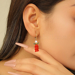50Pcs 5 Colors ABS Plastic Imitation Pearl Pendants&nbsp;PALLOY-JF03909