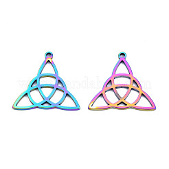 Ion Plating(IP) 201 Stainless Steel Pendants&nbsp;STAS-T063-166M
