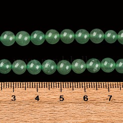 Natural Green Aventurine Round Bead Strands&nbsp;G-P070-37-6mm