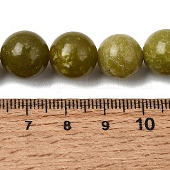 Natural Chinese Jade/Southern Jade Beads Strands&nbsp;X-G-F363-12mm