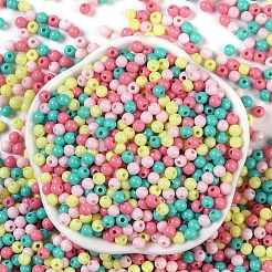 Opaque Acrylic Beads&nbsp;OACR-H118-07B-10