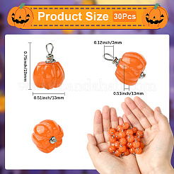 30Pcs Opaque Resin Vegetable Pendants&nbsp;RESI-SC0006-33