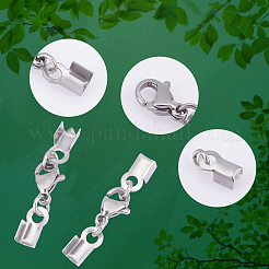 30 Sets 304 Stainless Steel Lobster Claw Clasps&nbsp;STAS-UN0037-35