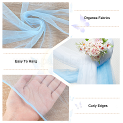 2Pcs 2 Colors Organza Fabrics&nbsp;DIY-OC0012-90B