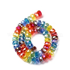 Electroplate & Gradient Color Glass Beads Strands&nbsp;LAMP-M023-01