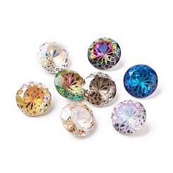 K9 Glass Rhinestone Pointed Back Cabochons&nbsp;RGLA-P030-06B-M01