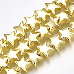 Electroplate Non-magnetic Synthetic Hematite Beads Strands&nbsp;G-T061-182