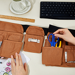 Polyester & Oxford Fabric & Iron Tool Bag Belt&nbsp;ABAG-WH0072-045B