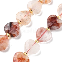 Natural Ferruginous Quartz Beads Strands&nbsp;G-B044-B17-01