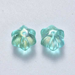 Transparent Spray Painted Glass Beads&nbsp;GLAA-S190-005A-04