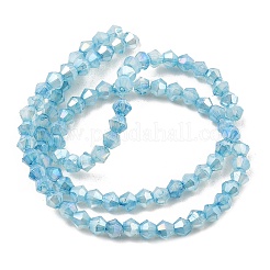 Imitation Jade Glass Beads Strands&nbsp;GLAA-P058-02A-02