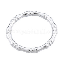 Non-Tarnish 201 Stainless Steel Bamboo Sticker Finger Ring for Men Women&nbsp;RJEW-N038-128P