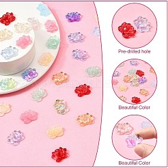 100Pcs Baking Paint Glass & Lampwork Beads Sets&nbsp;GLAA-CJ0002-68