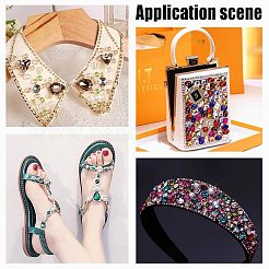 60Pcs 10 Style Oval Sew on Rhinestone&nbsp;DIY-UN0004-34