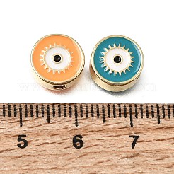 Brass Enamel Beads&nbsp;KK-CBA0E55-04G