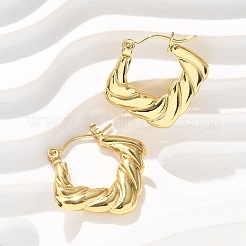 304 Stainless Steel Hoop Earrings for Women&nbsp;EJEW-L296-034G