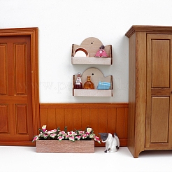 Wood Wall Shelf Miniature Ornaments&nbsp;PW-WGAF2CC-01