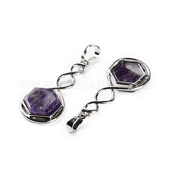 Natural Amethyst Pendants&nbsp;G-F777-05P-07