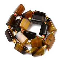 Natural Banded Agate Beads Strands&nbsp;G-H342-C01-02