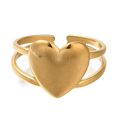 304 Stainless Steel Cuff Rings&nbsp;RJEW-Z074-19G
