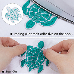 18Pcs 3 Styles Polyester Computerized Embroidery Iron on/Sew on Patches&nbsp;PATC-DC0001-14