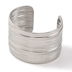 304 Stainless Steel Cuff Bangles for Women&nbsp;BJEW-D050-01S