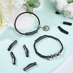 8 Sets Column 304 Stainless Steel Bayonet Necklace Clasps&nbsp;STAS-SC0009-30