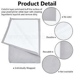 3Pcs 3 Colors 4 Layers Silver Polishing Cloth&nbsp;TOOL-BBC0001-02