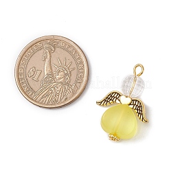 Transparent Acrylic Angel Pendants&nbsp;PALLOY-JF04095-01