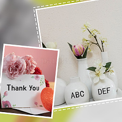 12 Sheets 2 Colors Letter A~Z PVC Waterproof Self-Adhesive Stickers&nbsp;STIC-GA0001-21