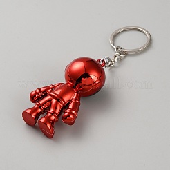 Plastic Keychain&nbsp;KEYC-WH0029-97B