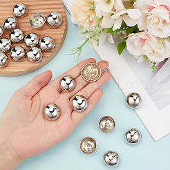 1-Hole Zinc Alloy Buttons&nbsp;FIND-MA0001-18B-P