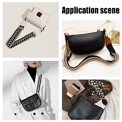 Stripe Pattern Adjustable Nylon Bag Strap&nbsp;FIND-WH0092-42