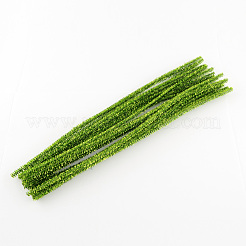 Christmas Tinsel Decoration DIY Chenille Stem Metallic Tinsel Garland Craft Wire&nbsp;AJEW-S008-05