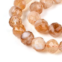 Natural Citrine(Heated) Beads Strands&nbsp;G-S345-6mm-18-01