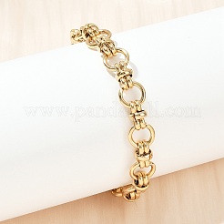 304 Stainless Steel Link Chain Bracelets for Women&nbsp;BJEW-Z143-11G