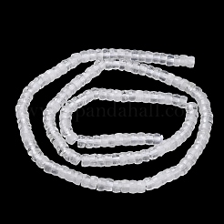 Natural Quartz Crystal Heishi Beads Strands&nbsp;G-A299-A07-01