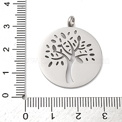 304 Stainless Steel Pendants&nbsp;STAS-P393-03P