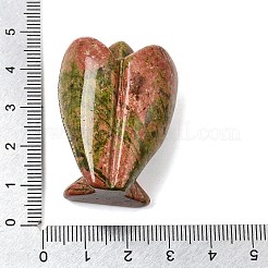 Natural Unakite Angel Figurine&nbsp;DJEW-N006-01A-36