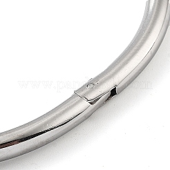 Non-Tarnish 201 Stainless Steel Hinged Bangle&nbsp;STAS-Z057-01G