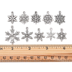 60Pcs 10 Style Tibetan Style Alloy Pendants&nbsp;FIND-FS0001-26