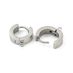 Tarnish Resistant 304 Stainless Steel Hoop Earring Findings&nbsp;STAS-A091-02P
