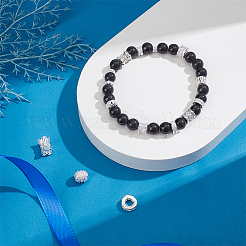 15Pcs 15 Styles Brass Cubic Zirconia Beads&nbsp;KK-PH0013-22