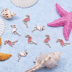 Alloy Enamel Pendants&nbsp;ENAM-PH0001-04LG