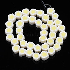 Handmade Polymer Clay Bead Strands&nbsp;CLAY-N011-48B-B01